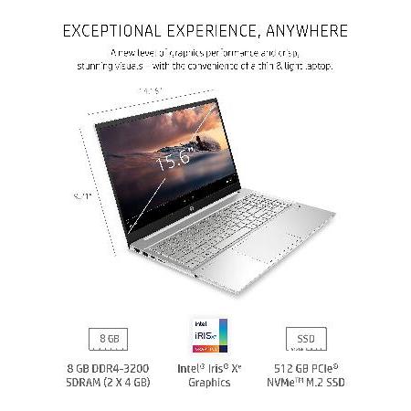 並行輸入品】 HP Pavilion 15 ラップトップ、第11世代 Intel Core i5