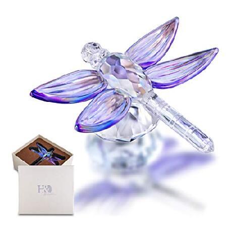 並行輸入品】 H＆D HYALINE ＆ DORA スタンディングクリスタルトンボ
