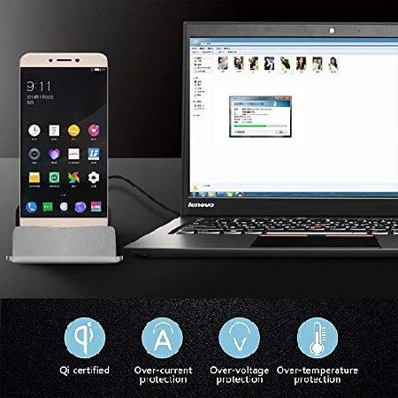 USB C Fast Charger Dock Station, AKwor Charging Desktop for Samsung Galaxy S8, Note8, LG G5 G6 V20, HTC 10, Microsoft Lumia 950 XL, Google Pixel, OneP｜inter-trade｜06