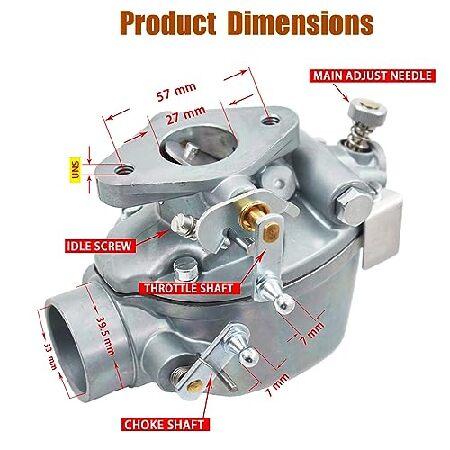 【並行輸入品】 waltyotur EAE9510C トラクター キャブレター 交換用 Ford Jubilee NAA NAB 600 700(1955-1957) TSX428 134 CID ガスエンジン付き B4NN9510Aの画像