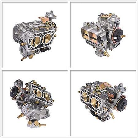 【並行輸入品】 waltyotur 38x38 2バレル ユニバーサルキャブレター 交換用 428 ウェバー タイプ BMW ダッジ ジープ 三菱 トヨタ_1