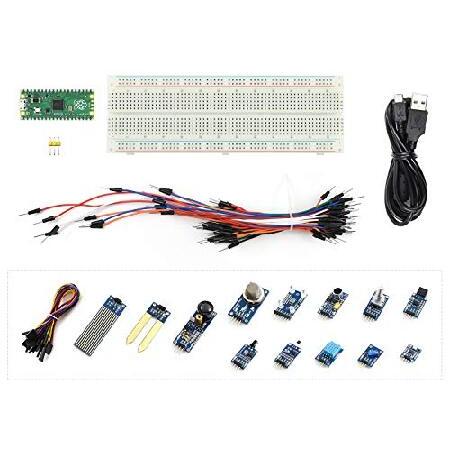 【並行輸入品】 Waveshare Raspberry Pi Pico対応 柔軟なデジタルインターフェースを備えた低コスト高性能マイクロコントローラーボード RP2040マイクロコントロ | ブランド登録なし