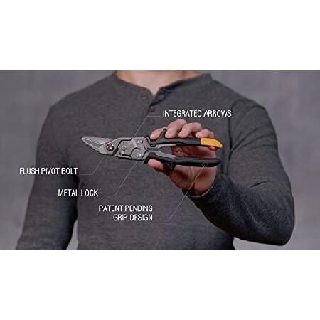 並行輸入品】 ToughBuilt - 左カット 航空用スニップ 片手ロック操作