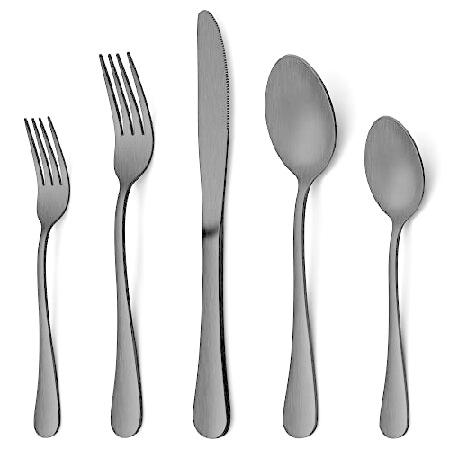 Black silverware discount