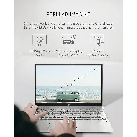 並行輸入品】 HP Pavilion 15 Laptop, AMD Ryzen 5 5500U, 8 GB RAM