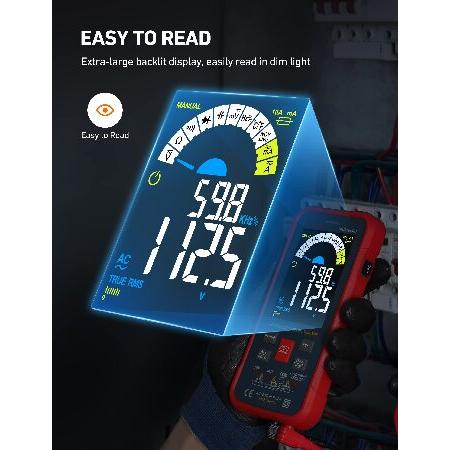 並行輸入品】 AstroAI デジタルマルチメーター 電圧テスター 電気 