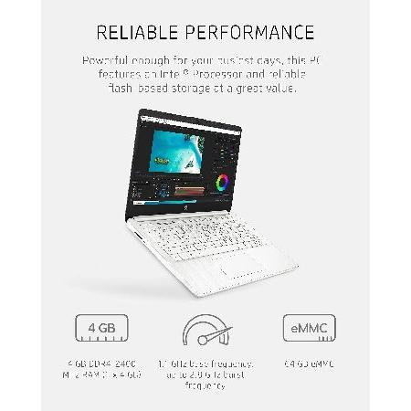 【並行輸入品】 HP 14 Laptop， Intel Celeron N4020， 4 GB RAM， 64 GB Storage， 14-inch HD Touchscreen， Windows 11 Home， Thin ＆ Portable， 4K Graphics，_2
