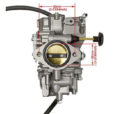 ブランド登録なし - 【並行輸入品】 LSSM YFM350 キャブレター ヤマハ 1987-1998 Big Bear 350 1987-1995 Moto-4 350 YFM 350 1996-1998 Kodiak 400 YFM400 ATV キャブレター インテ