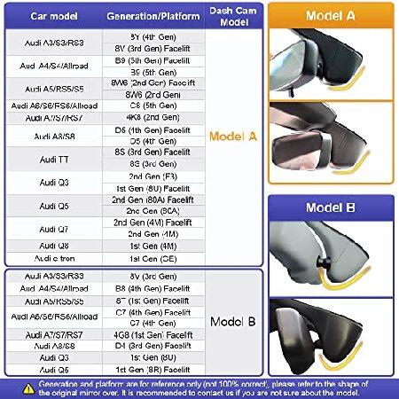 Dash Camera KuTaiTai 4K Dash Cam Fit For Audi 2019 2020 2021 2022