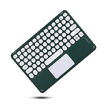 【並行輸入品】 HENGHUI iPad Air 5th Gen 2022 / 4th Generation Keyboard Case with Touchpad Cute Round Key Color Keyboard Air 5 4 10.9 inch Detachable_5
