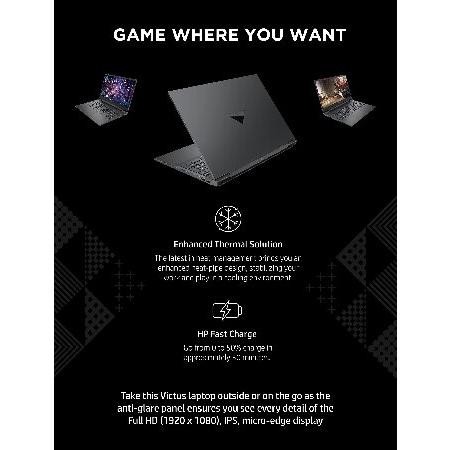【並行輸入品】 Victus 16 Laptop， NVIDIA GeForce RTX 3050， AMD Ryzen 5 5600H Processor， 8 GB RAM， 512 GB SSD， 16.1” Full HD IPS Display， Windows 10_4