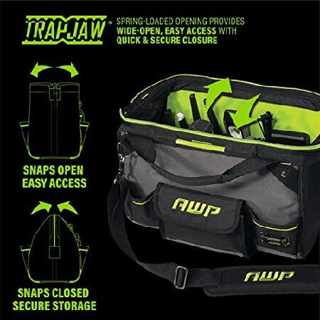 【並行輸入品】 AWP TrapJaw ツールバッグ 22インチ | ワイドオープン 簡単アクセス ツールバッグ 成形フットベース ＆ 調節可能なショルダーストラップ付きの画像