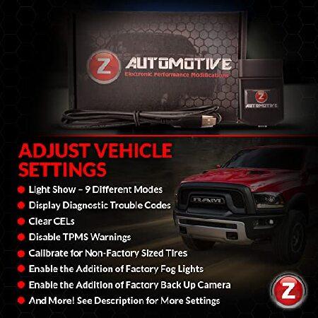 希少 Z Automotive Tazer プログラマー - Dodge Ram 1500 Classic/2500/3500 2013-2021に対応 - 35以上の車両設定/OBD2スキャナー診断ツール