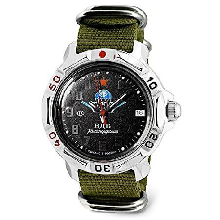 【並行輸入品】 Vostok | Komandirskie VDV 空挺部隊司令官 ロシア軍機械式腕時計 | ファッション | ビジネス | カジュアルメンズウォッチ | モデルシリーズ 288