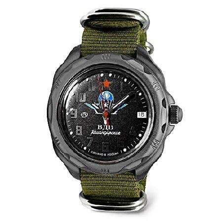 【並行輸入品】 VOSTOK | Komandirskie VDV 空挺部隊司令官 ロシア軍 機械式腕時計 | ファッション | ビジネス | カジュアルメンズウォッチ | モデルシリーズ 28