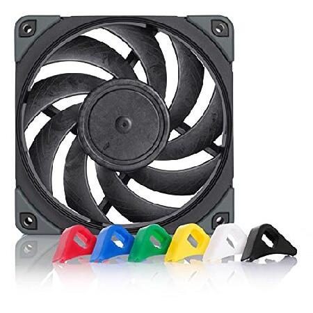 並行輸入品】 Noctua NF-A12x25 PWM chromax.black.swap, プレミアム