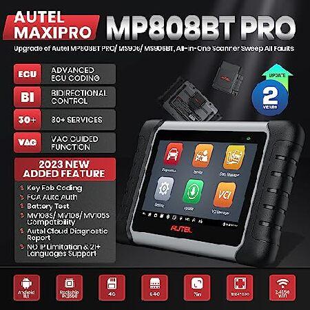 並行輸入品】 Autel MaxiPRO MP808BT PRO, 2026 ECU C0ding Scanner w