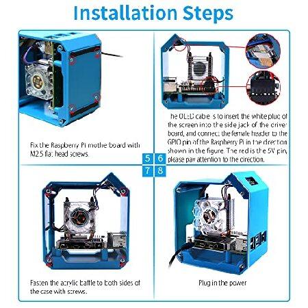 並行輸入品】 GeeekPi Raspberry Pi ミニタワーキット QC3.0電源付き 4
