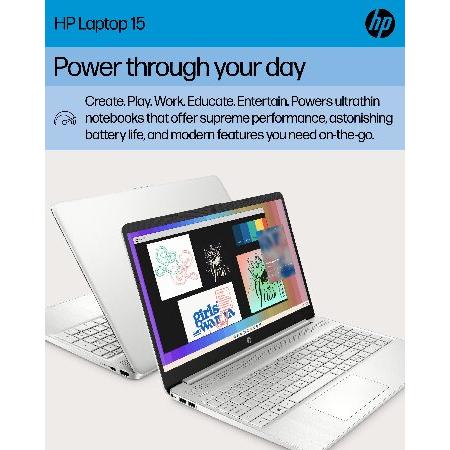 HP 15.6-inch Laptop, AMD Ryzen 7 5700U, 8 GB RAM, 256 GB SSD, HD Micro-Edge Display, Windows 11 Home, Thin ＆ Portable, Long-Lasting Battery, Full-Siz｜inter-trade｜02