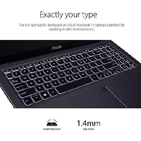 【並行輸入品】 ASUS VivoBook 15 F515 Laptop, 15.6\" FHD Display, Intel i3-1115G4 CPU, 8GB DDR4 RAM, 128GB SSD, Windows 11 Home in S Mode, Slate Grey,の画像