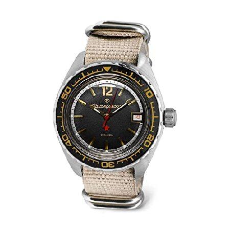 【並行輸入品】 VOSTOK | Komandirskie 02K 自動巻き ロシア ミリタリー ダイバー 腕時計 | WR 200m | ファッション | ビジネス | カジュアル メンズウォッチ |