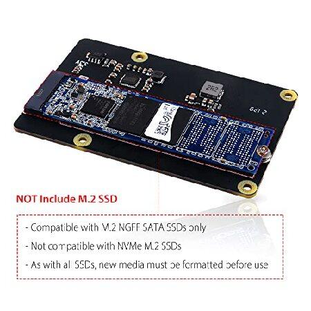 並行輸入品】 GeeekPi Raspberry Pi 4 X862 V2.0 M.2 NGFF SATA SSD