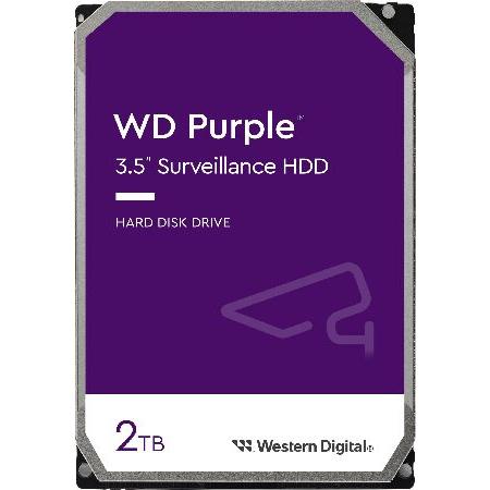 ウェスタンデジタル 2TB パープル 2個 並行輸入品】 Western Digital 2TB WD パープル 監視 内蔵ハード