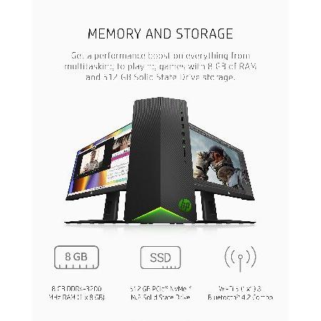 並行輸入品】 HP Pavilion Gaming Desktop, AMD Radeon RX 5500, Ryzen