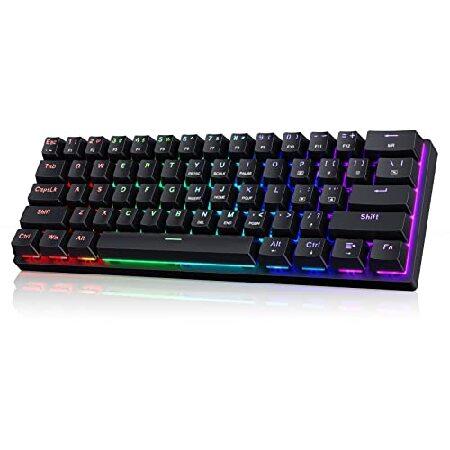 並行輸入品】 ポータブル 60%メカニカル式ゲーミングキーボード 60