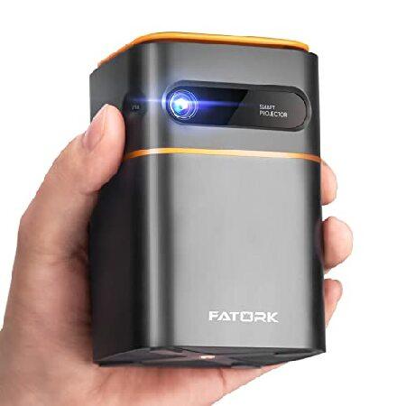 プロジェクター 小型 FATORK 5G 投影? モバイルプロジェクター 家庭用 