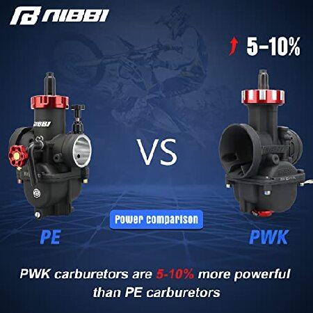 【並行輸入品】 NIBBI キャブレター PWK36mm 400cc~450ccオートバイエンジン 炭水化物ジェット付きオートバイエンジン ダートバイク ミニバイク ピットバイク GY_5