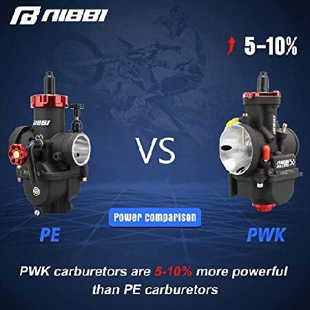 【並行輸入品】 NIBBI キャブレター PWK32mm 300cc~350ccのオートバイエンジン キャブレター ダートバイク ミニバイク ピットバイク GY6 ATV用の画像