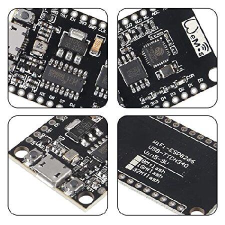 DORHEA NodeMCU V3 Lua WiFiモジュール ESP8266 + エクストラメモリ32Mフラッシュ USBシリアルポートコンバーター CH340G NodeMCUボード対応 3個｜inter-trade｜03