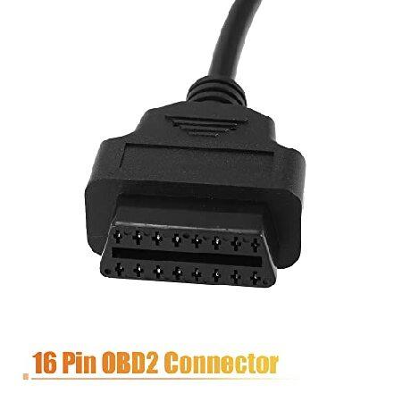 並行輸入品】 Motoforti 6ピンからOBD2 診断スキャナーアダプター