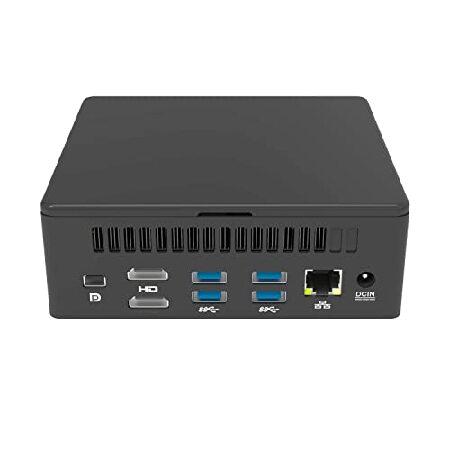 限定品 Mini PC Windows 11 or Linux Ubuntu， インテル Core I7 1165G7， Desktop Computer， BA04， AC WiFi BT， Type-C Thundbolt 4.0 USB 4.0， Mini DP 8K， 2 x HDMI， 4