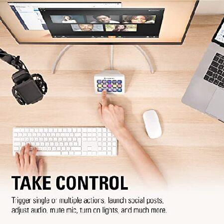 並行輸入品】 Elgato エルガト Stream Deck MK.2 White ストリーム