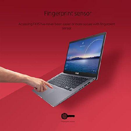 【並行輸入品】 ASUS VivoBook 14 Slim Laptop Computer, 14\" IPS FHD Display, Intel Core i3-1115G4 Processor, 4GB DDR4, 128GB PCIe SSD, Fingerprintの画像