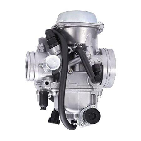 【並行輸入品】 Ombialo TRX300 キャブレター ホンダ FourTrax 300 TRX300FW 4x4 1988-2000対応 スロットルケーブル＆ベースカバー＆スクリュー付きの画像