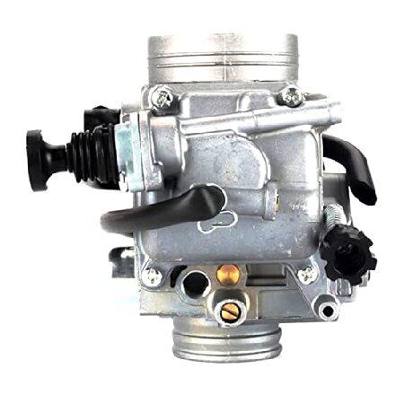 【並行輸入品】 Ombialo TRX300 キャブレター ホンダ FourTrax 300 TRX300FW 4x4 1988-2000対応 スロットルケーブル＆ベースカバー＆スクリュー付きの画像