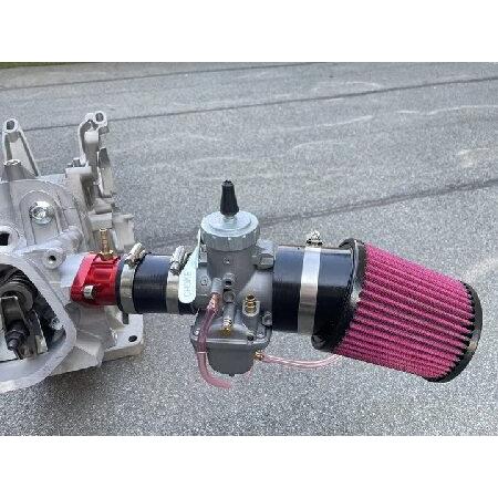 【並行輸入品】 TORCNC VM34 キャブレターキット GX390 / 420cc プレデター用 58mm エアフィルター レッドの画像