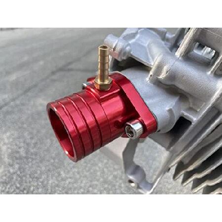 【並行輸入品】 TORCNC VM34 キャブレターキット GX390 / 420cc プレデター用 58mm エアフィルター レッドの画像