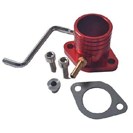 【並行輸入品】 TORCNC VM34 キャブレターキット GX390 / 420cc プレデター用 58mm エアフィルター レッドの画像