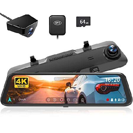並行輸入品】 WOLFBOX ドライブレコーダー ミラー型 G850 : インター