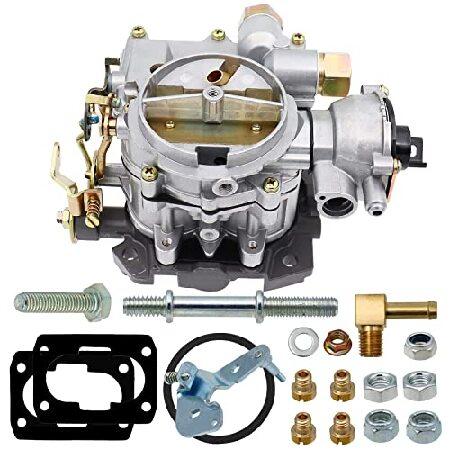 【並行輸入品】 NENKUTEN マリンキャブレター 2 バレル キャブレター マークルーザー 3.0L 2.5L 4 CYL エンジン用 電動チョーク ロングリンケージジェット_1
