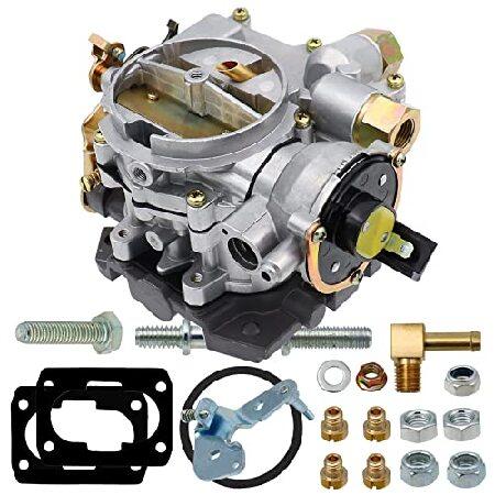 【並行輸入品】 NENKUTEN マリンキャブレター 2 バレル キャブレター マークルーザー 3.0L 2.5L 4 CYL エンジン用 電動チョーク ロングリンケージジェット_3