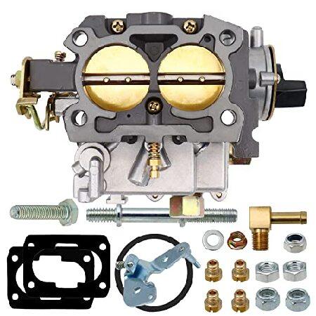 【並行輸入品】 NENKUTEN マリンキャブレター 2 バレル キャブレター マークルーザー 3.0L 2.5L 4 CYL エンジン用 電動チョーク ロングリンケージジェット_4