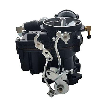 【並行輸入品】 Trucktok 3310-807764A1 マリンキャブレター 交換用 Rochester Mercruiser 2 Barrel Carb V6 4.3L 2CYL エンジン用 電気チョーク付き ブラック_2