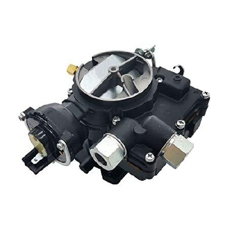 【並行輸入品】 Trucktok 3310-807764A1 マリンキャブレター 交換用 Rochester Mercruiser 2 Barrel Carb V6 4.3L 2CYL エンジン用 電気チョーク付き ブラック_3