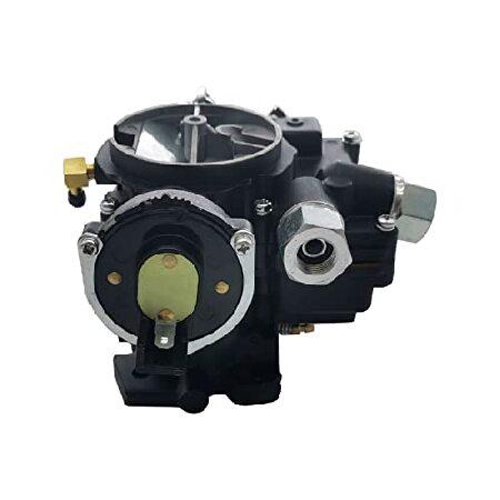 【並行輸入品】 Trucktok 3310-807764A1 マリンキャブレター 交換用 Rochester Mercruiser 2 Barrel Carb V6 4.3L 2CYL エンジン用 電気チョーク付き ブラック_4