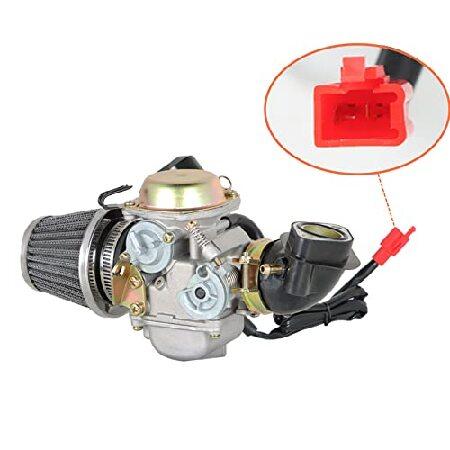 【並行輸入品】 waltyotur 26mm キャブレター エアフィルター付き交換用 GY6 150cc ATV ゴーカート Taotaoの画像